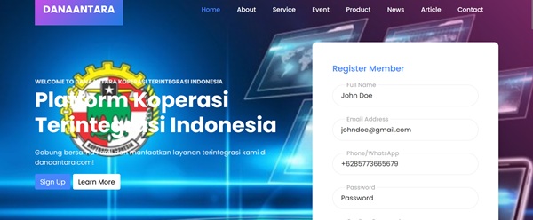 Danaantara Platform Koperasi Terintegrasi Indonesia Taekwondo Indonesia Dojang LAND TAEKWONDO ACADEMY